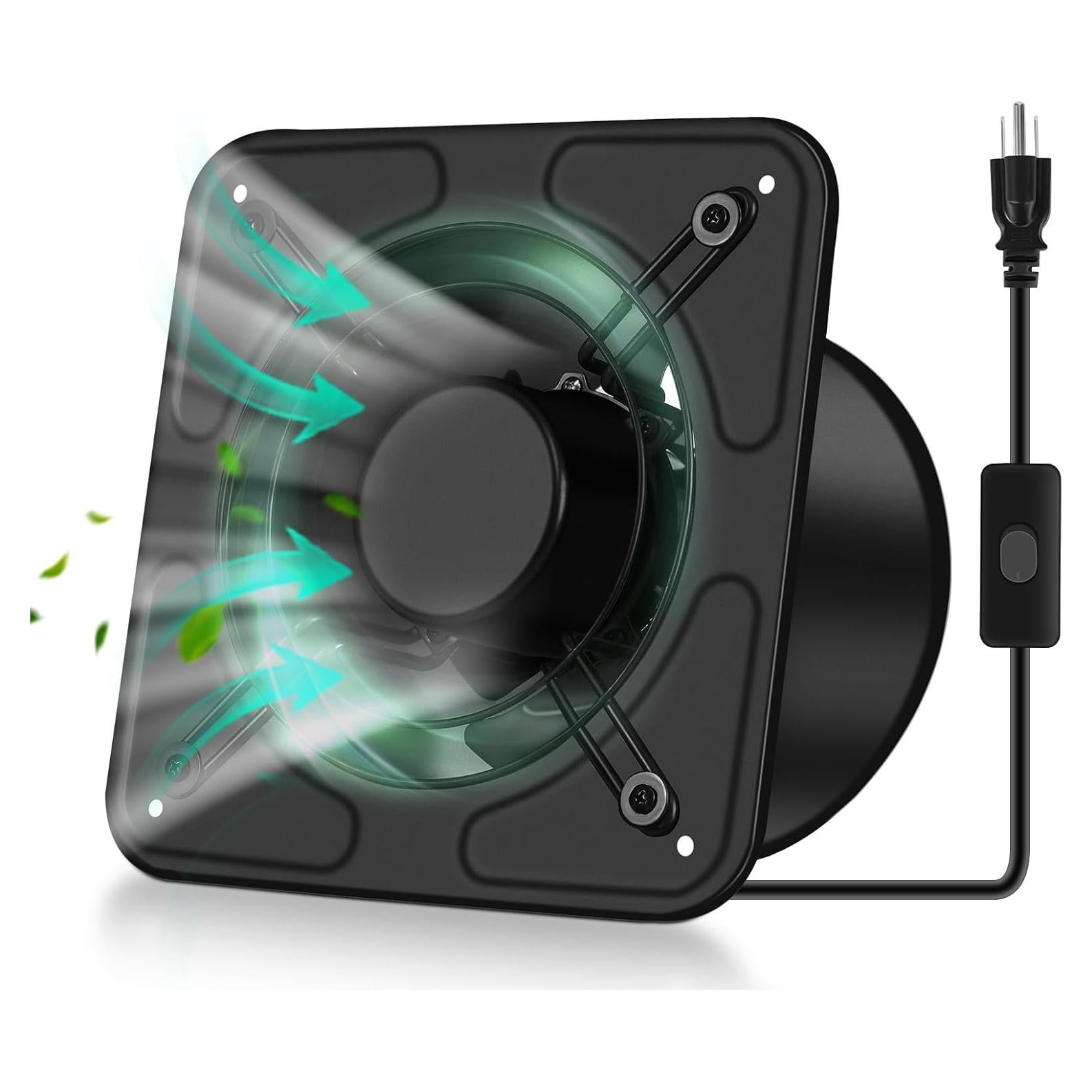 Ventilador de Escape FAREAST 6" 720 m³/h para Cocina y Garaje