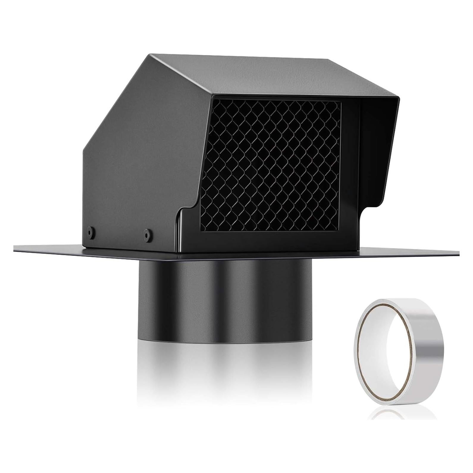 Tapa de Ventilación de Techo TrivdPro 4 Pulgadas Acero Galvanizado