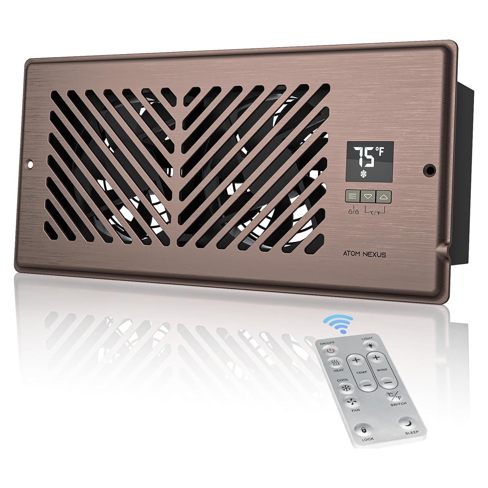 Ventilador Aumentador de Registro ATOM NEXUS 4x10" Control Remoto