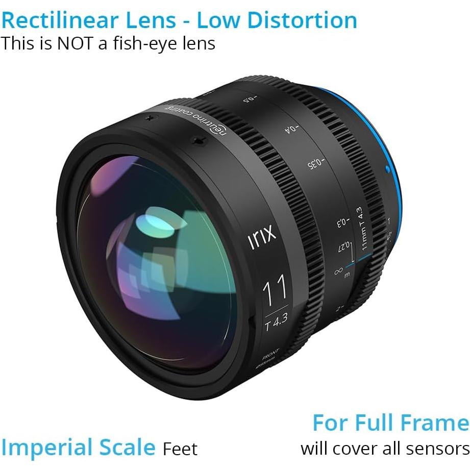 Lente Irix Cine 11mm T4.3 Montura L para Cámaras Leica