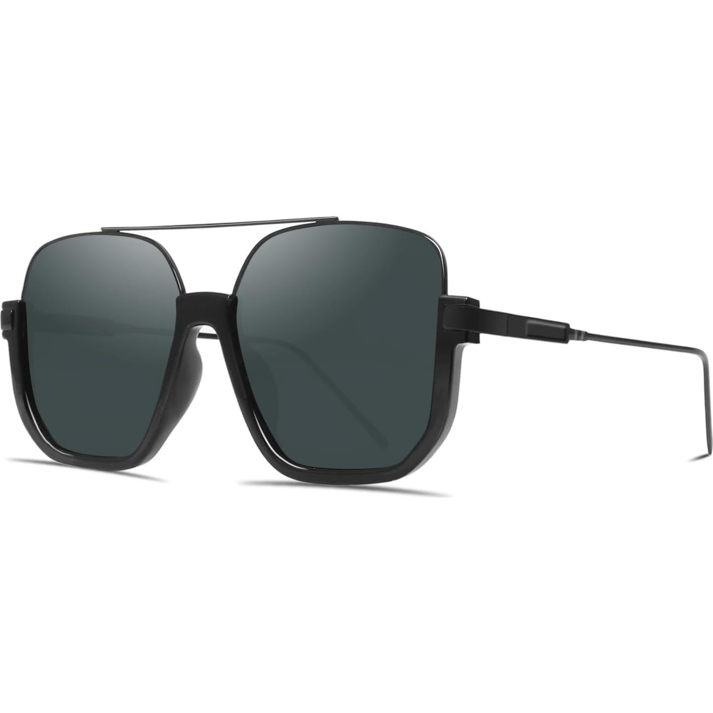 Gafas de sol aviador retro GUVIVI unisex 100% UV 47mm