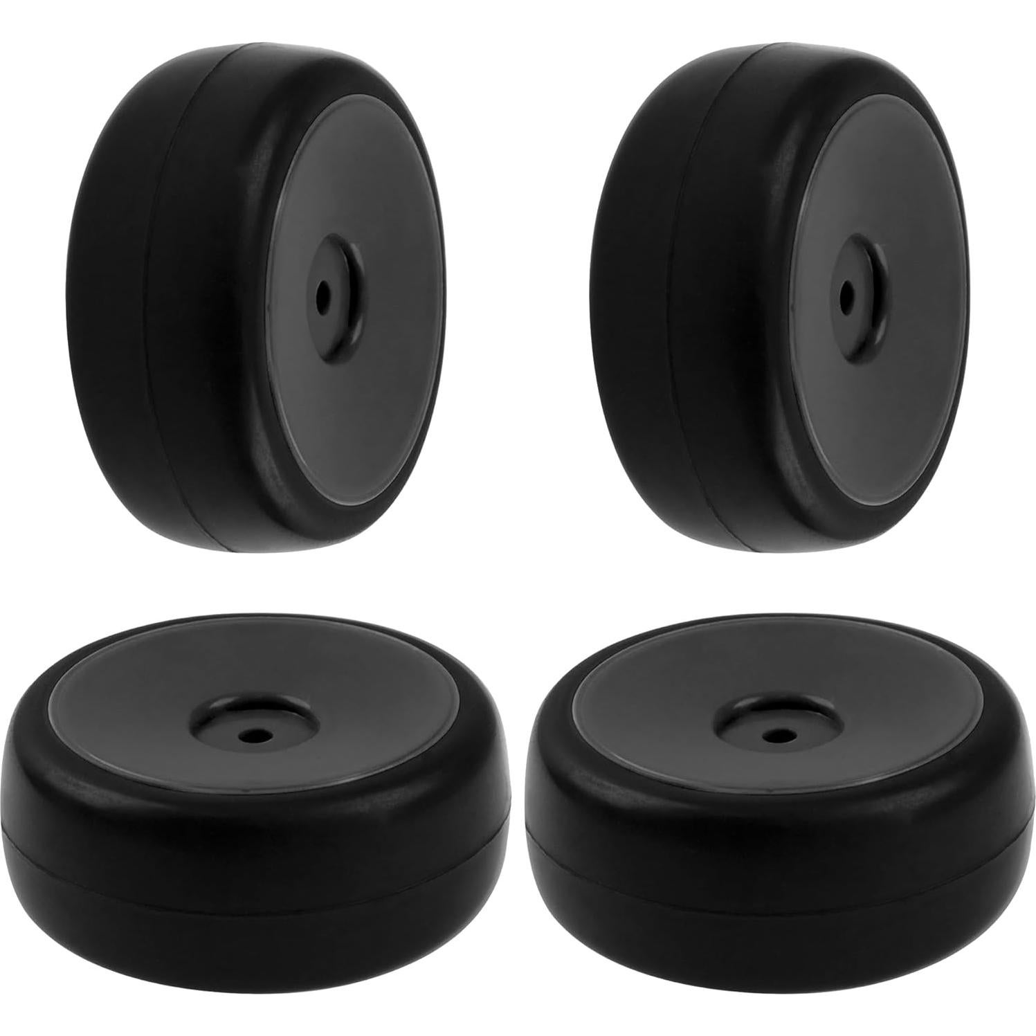 Aros de Rueda 12mm + Neumáticos de Goma 65mm HIRCQOO RC