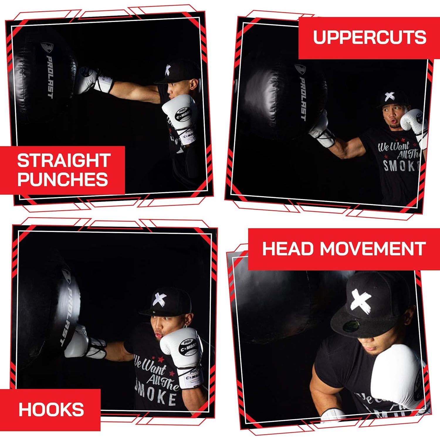 Saco de Boxeo Colgante PROLAST Doble Extremo 9 kg Amarillo