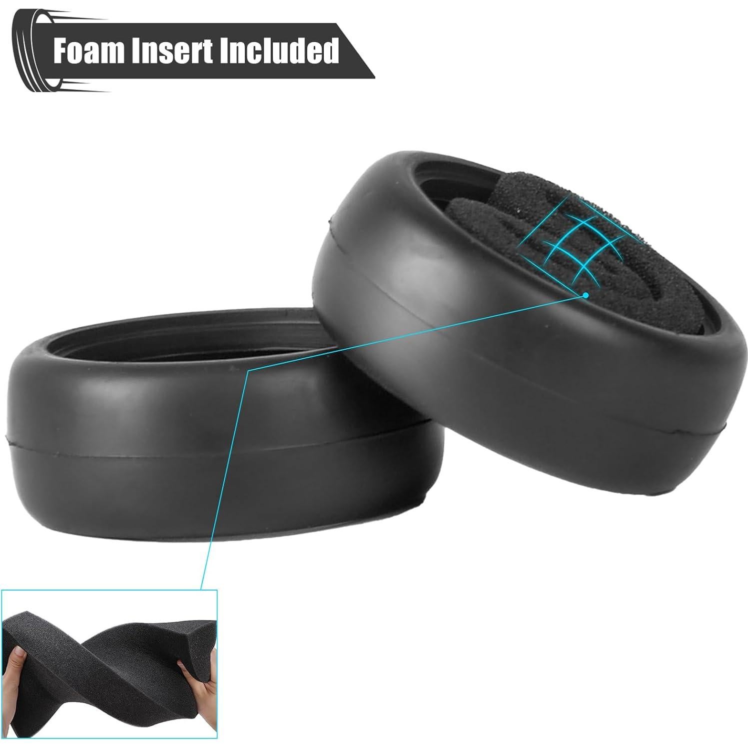 Neumáticos de Carretera 1/10 RcThjia 4 Pcs Caucho Blando