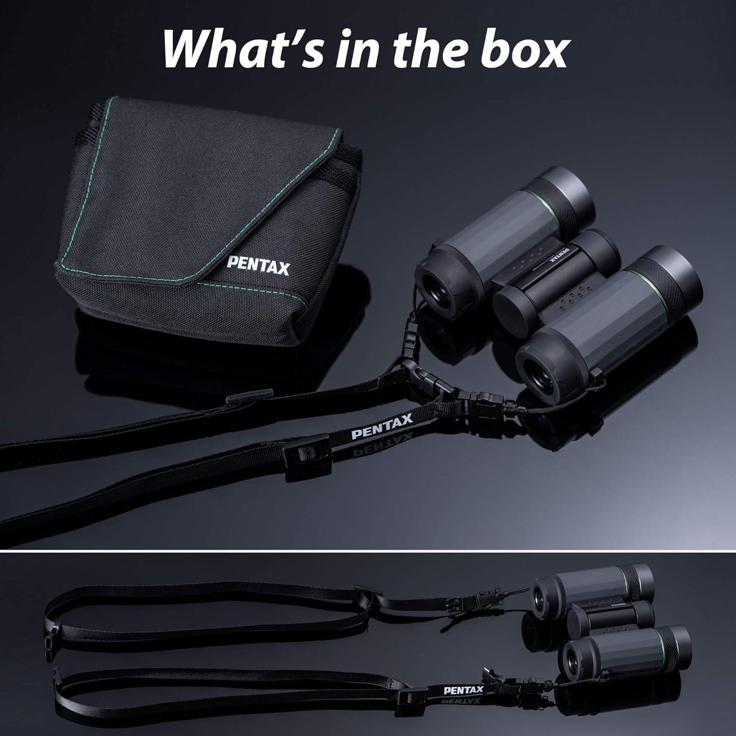 Binoculares PENTAX VD 4x20 WP 3 en 1, A prueba de Agua