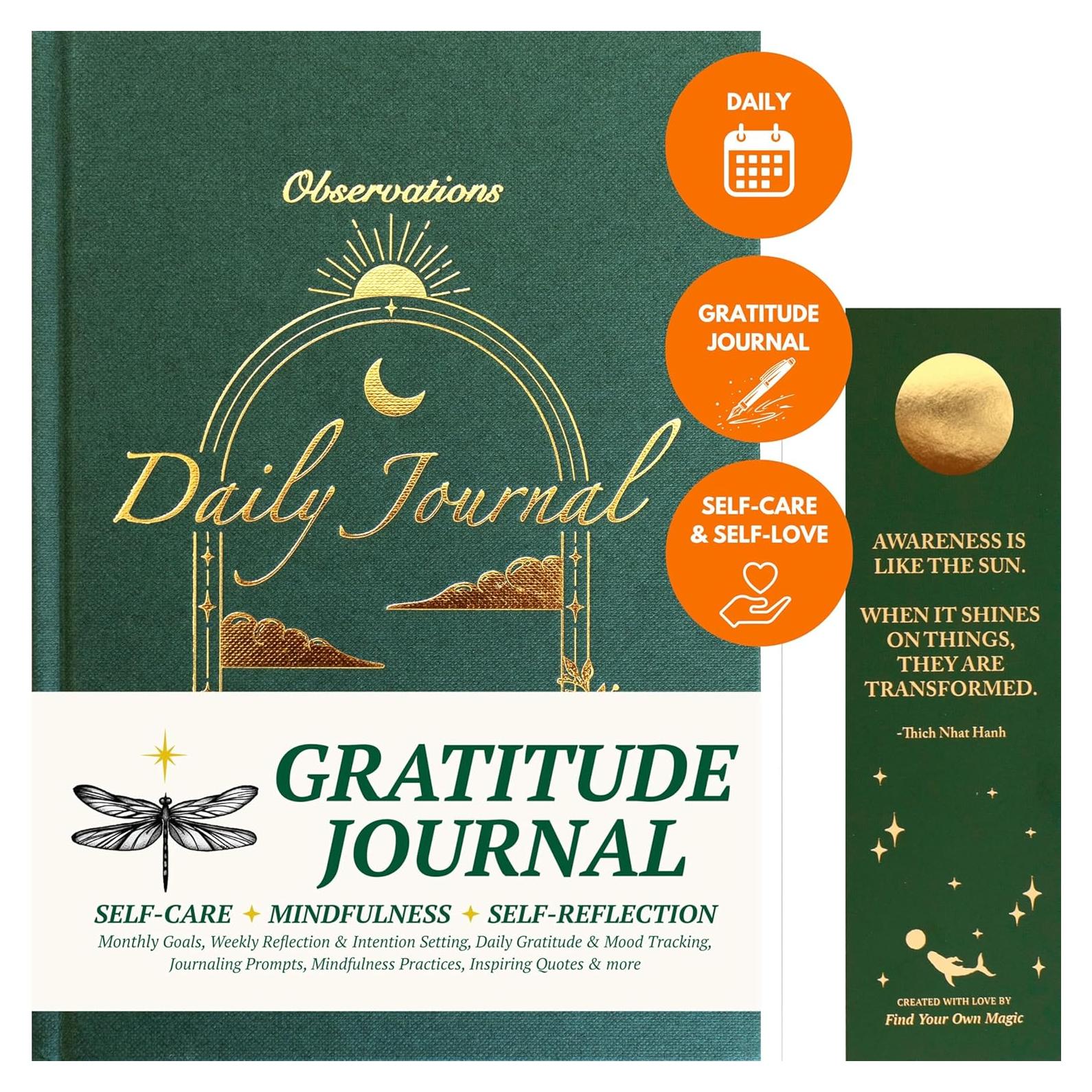 Diario de Gratitud A5 Encuentra Tu Propia Magia - Tapa Dura