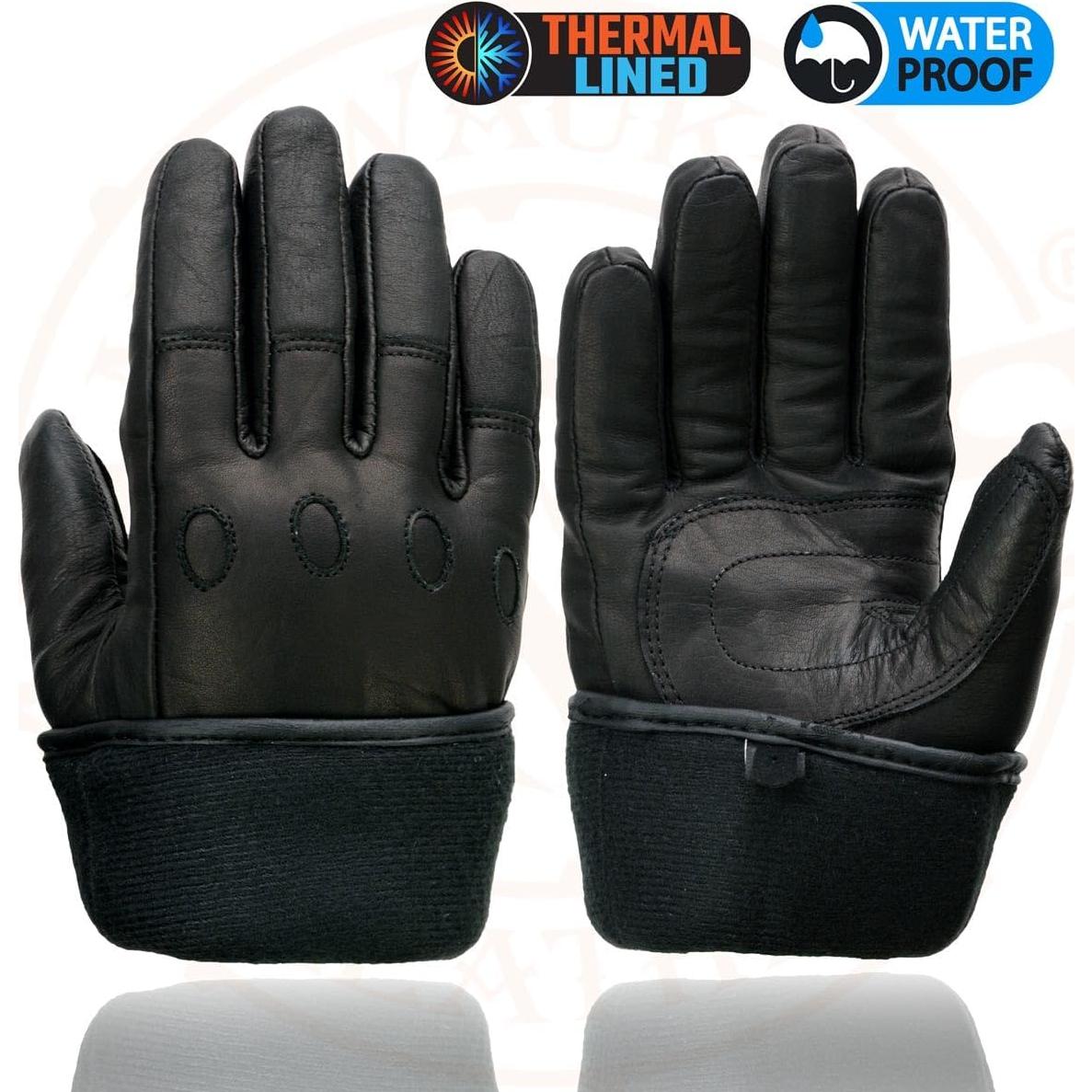 Guantes de Cuero Milwaukee Leather MG7505 para Motocicleta