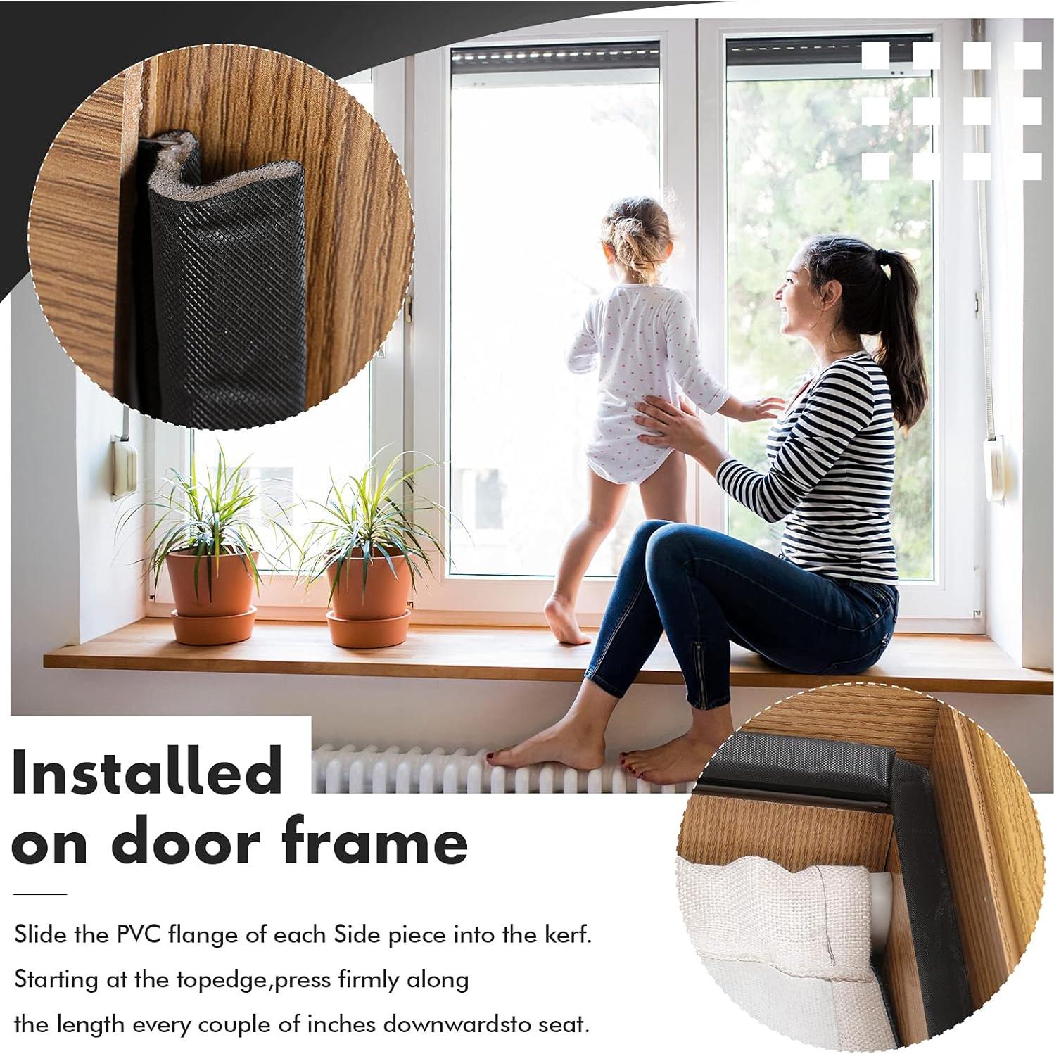 Tira de Sellado BBTO 7.92m para Puertas y Ventanas, Aislante Acústico