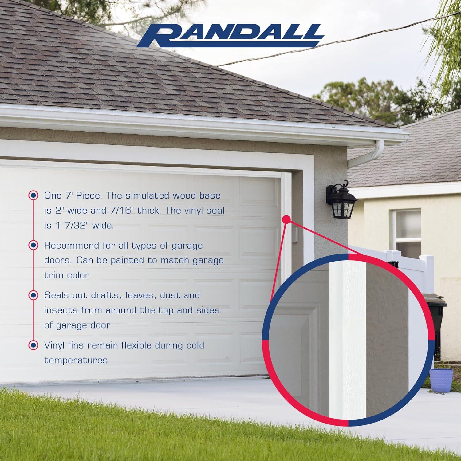 Sello de Climatización para Puertas de Garaje Randall 7 Pies