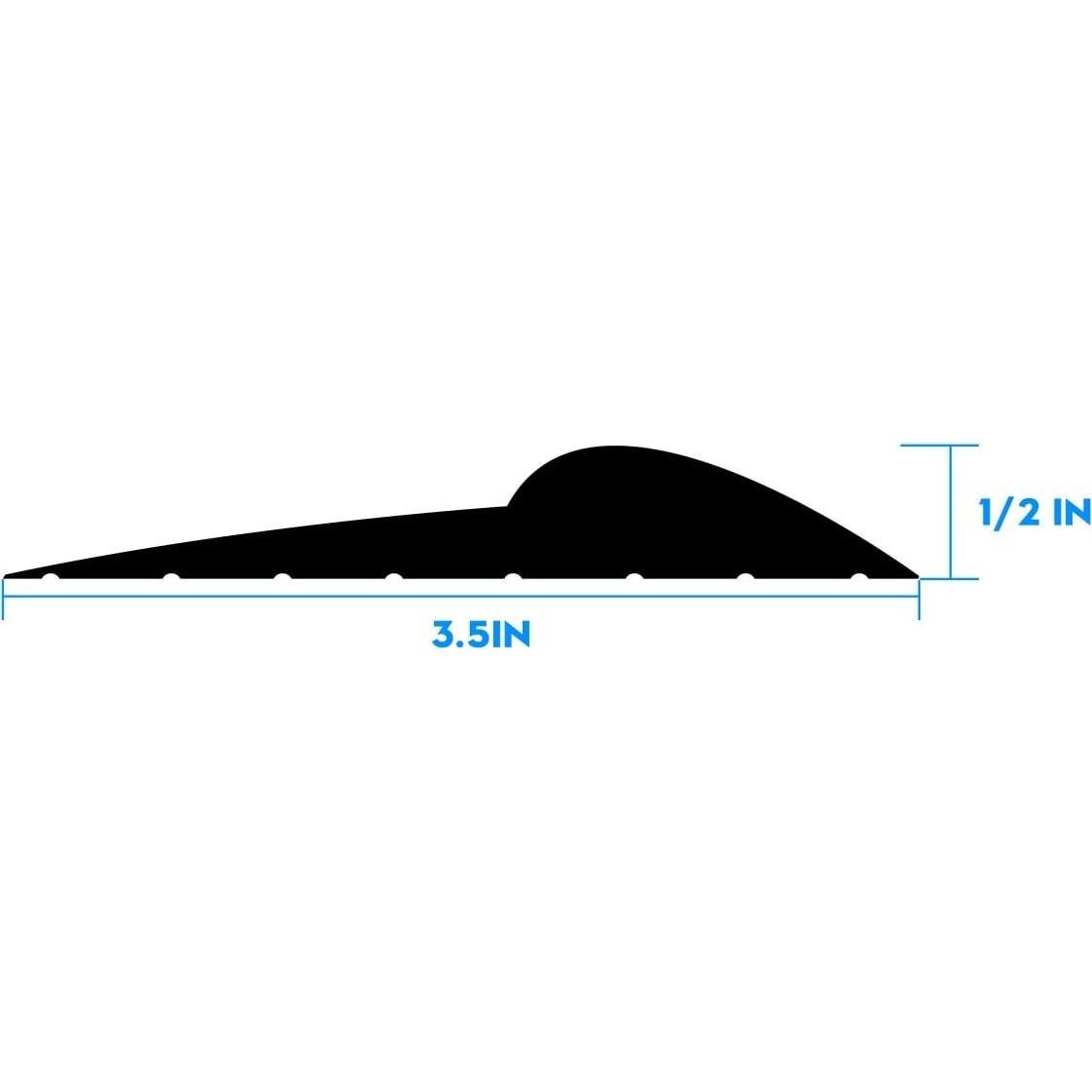 Sello de umbral para puerta de garaje CloudBuyer 3m negro