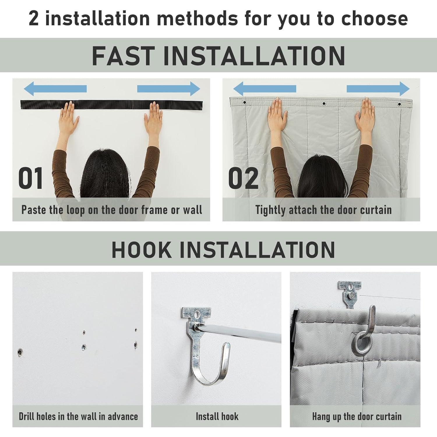 Cortina Aislante Acústica Peryiter 81x203 cm para Puerta