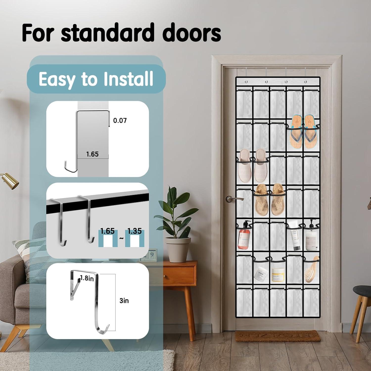 Organizador de Zapatos Colgante Kotkn 35 Compartimentos Blanco