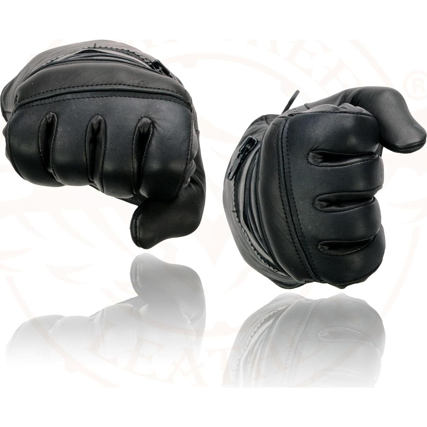 Guantes de Cuero Milwaukee Leather MG7505 para Motocicleta