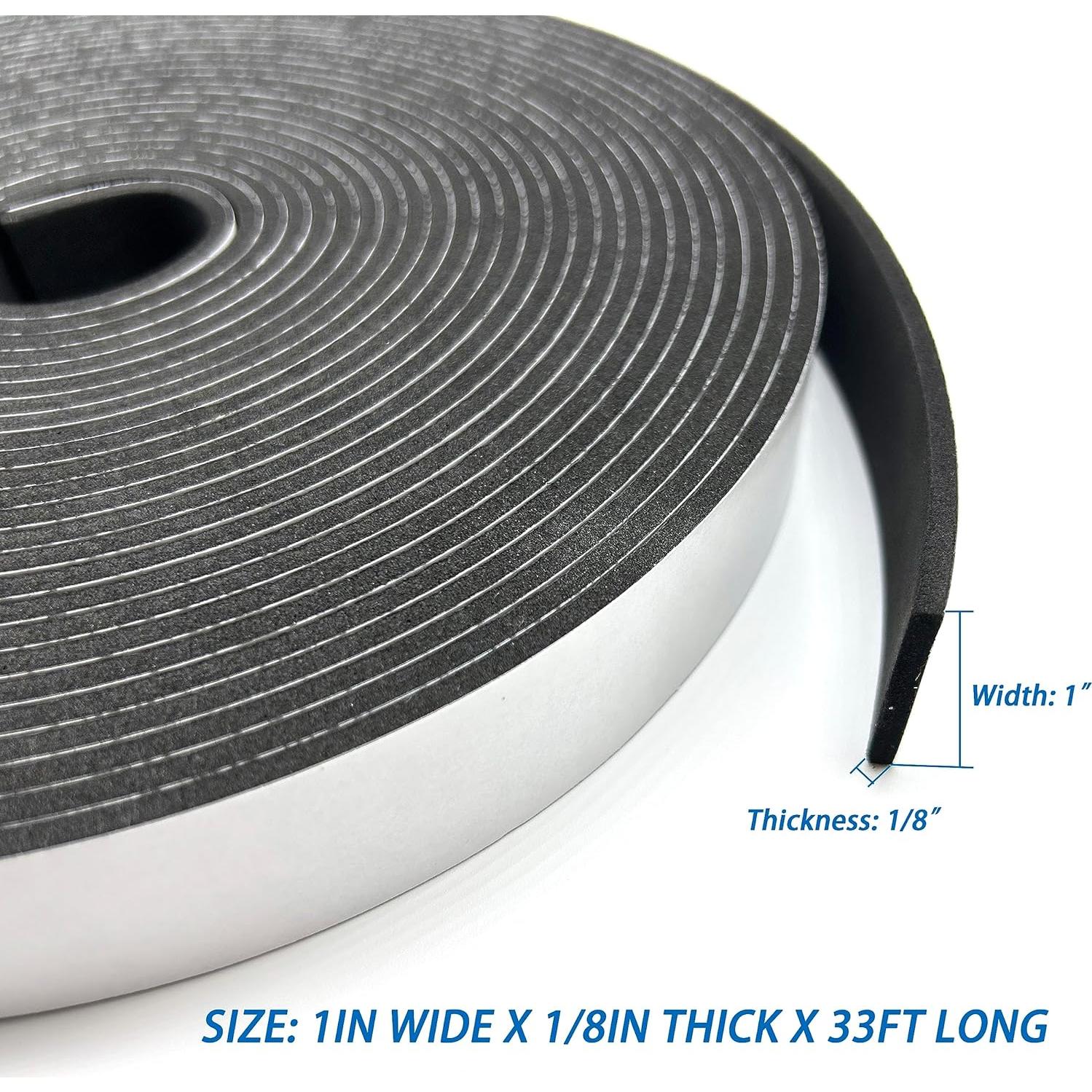 Espuma EVA autoadhesiva JichuET 2.54 cm x 0.32 cm x 10.06 m