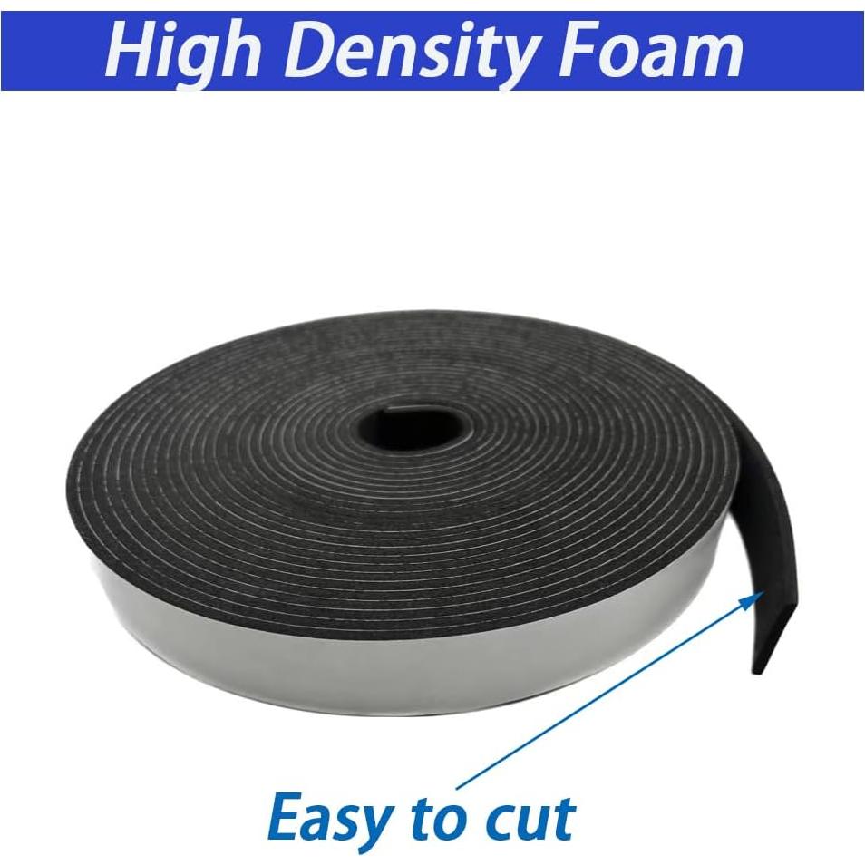 Espuma EVA autoadhesiva JichuET 2.54 cm x 0.32 cm x 10.06 m