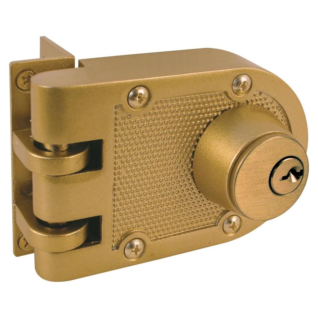 Cerradura Muerta Doble Cilindro Prime-Line U 9972 Latón