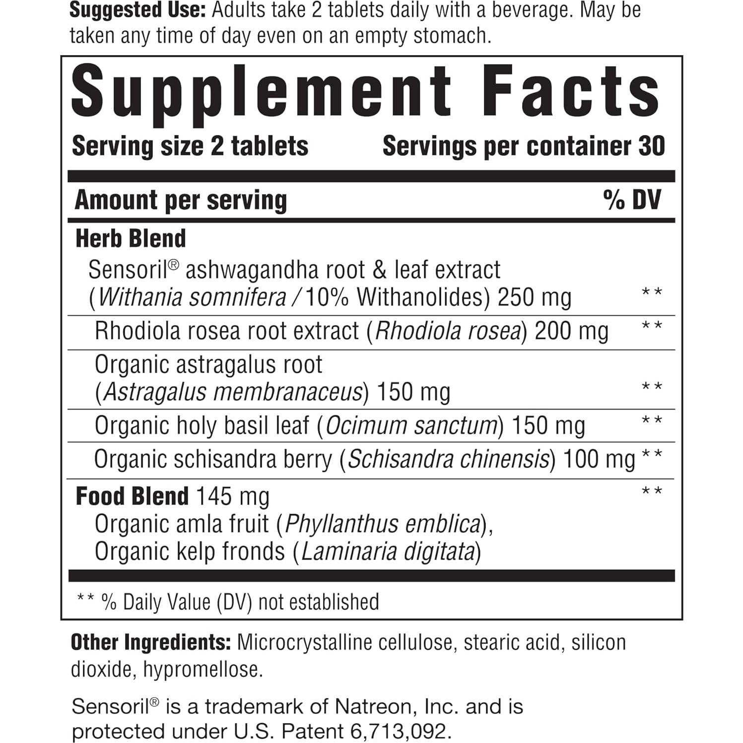 Suplemento Herbal INNATE Response 90 Tabletas con Ashwagandha