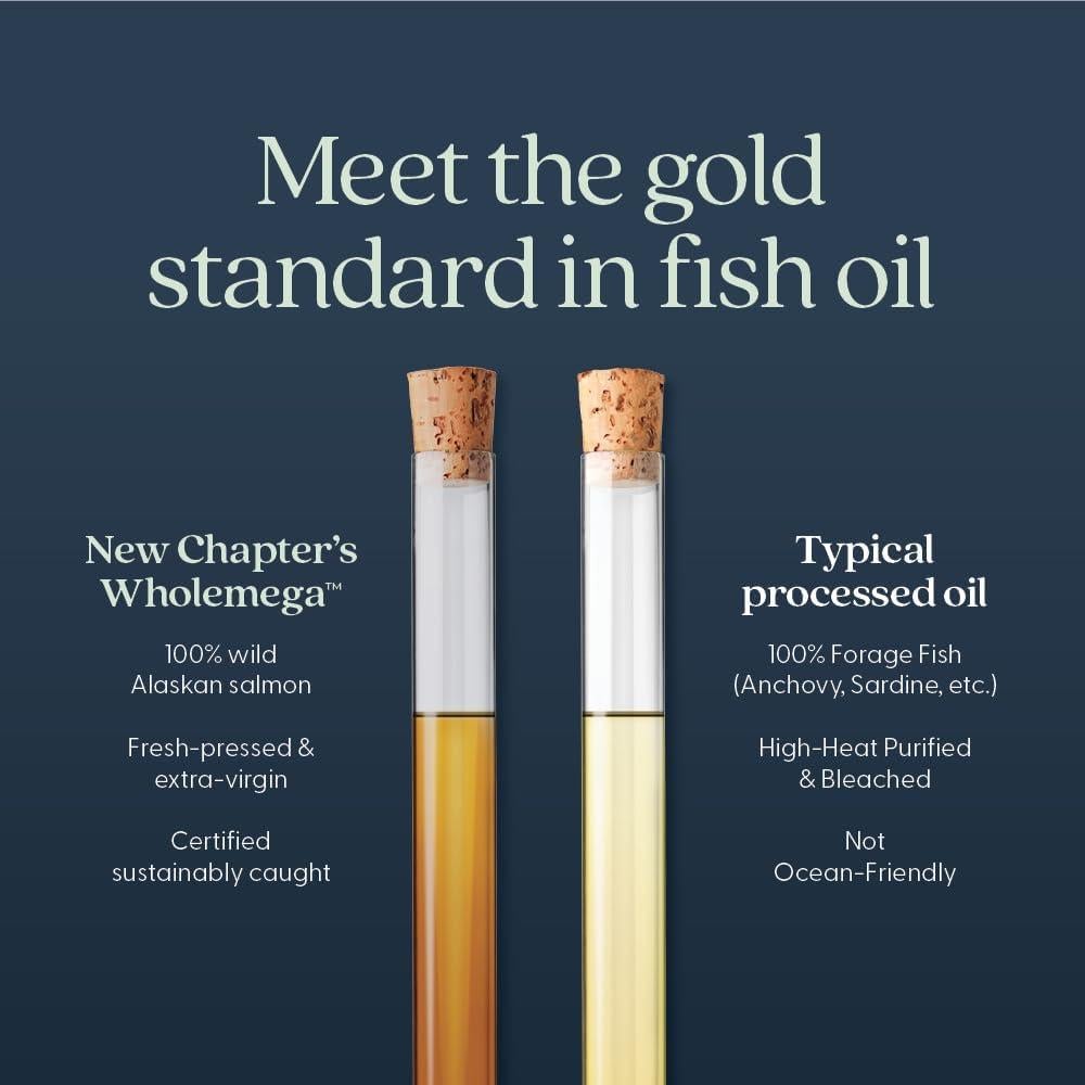 Suplemento Prenatal Omega-3 New Chapter Wholemega 90 Cápsulas