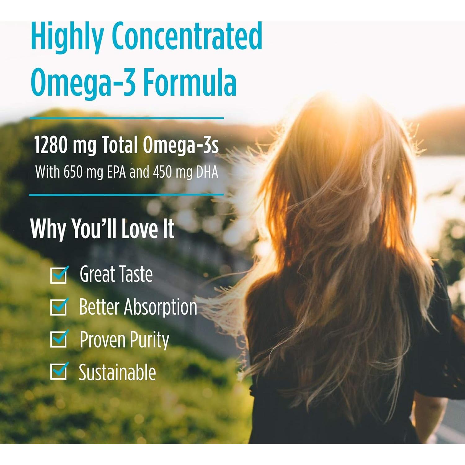 Nordic Naturals ProOmega 60 Geles Blandos 1280 mg Omega-3 Limón