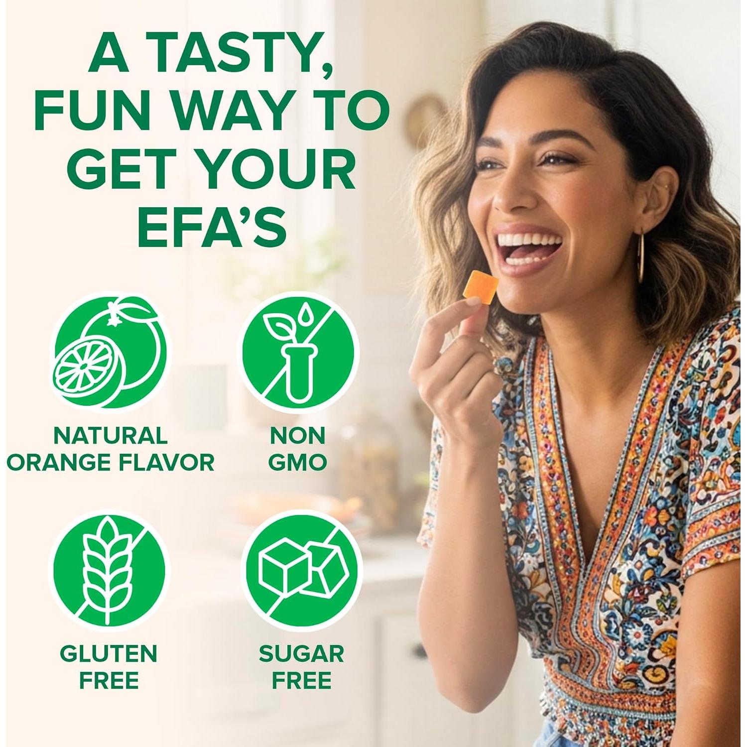 Gomitas Omega-3 Zenwise Health Naranja 200mg DHA/EPA 30 Unidades