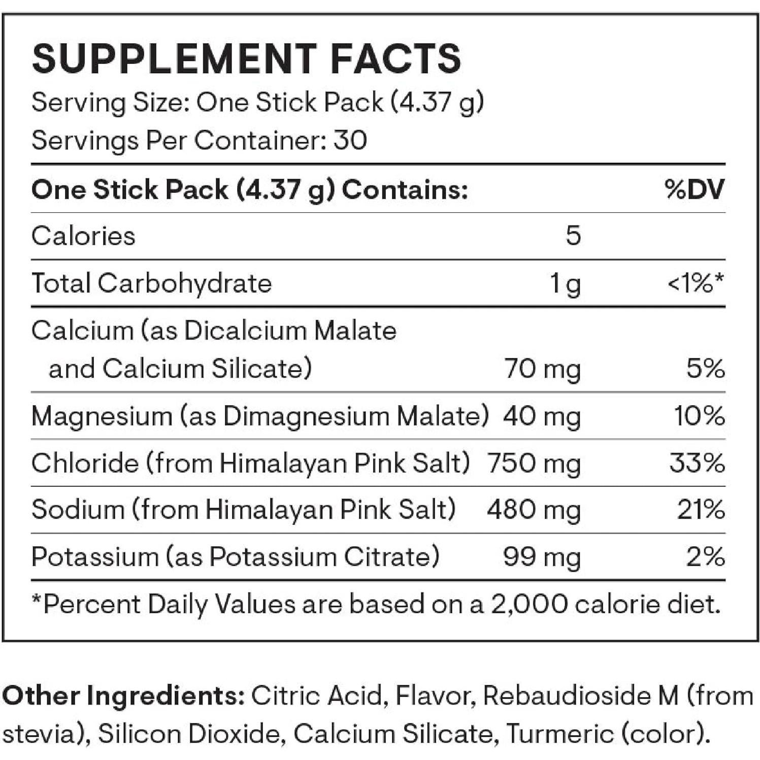 Electrolitos Diarios Thorne Naranja Sangre 30 Stick Sin Azúcar