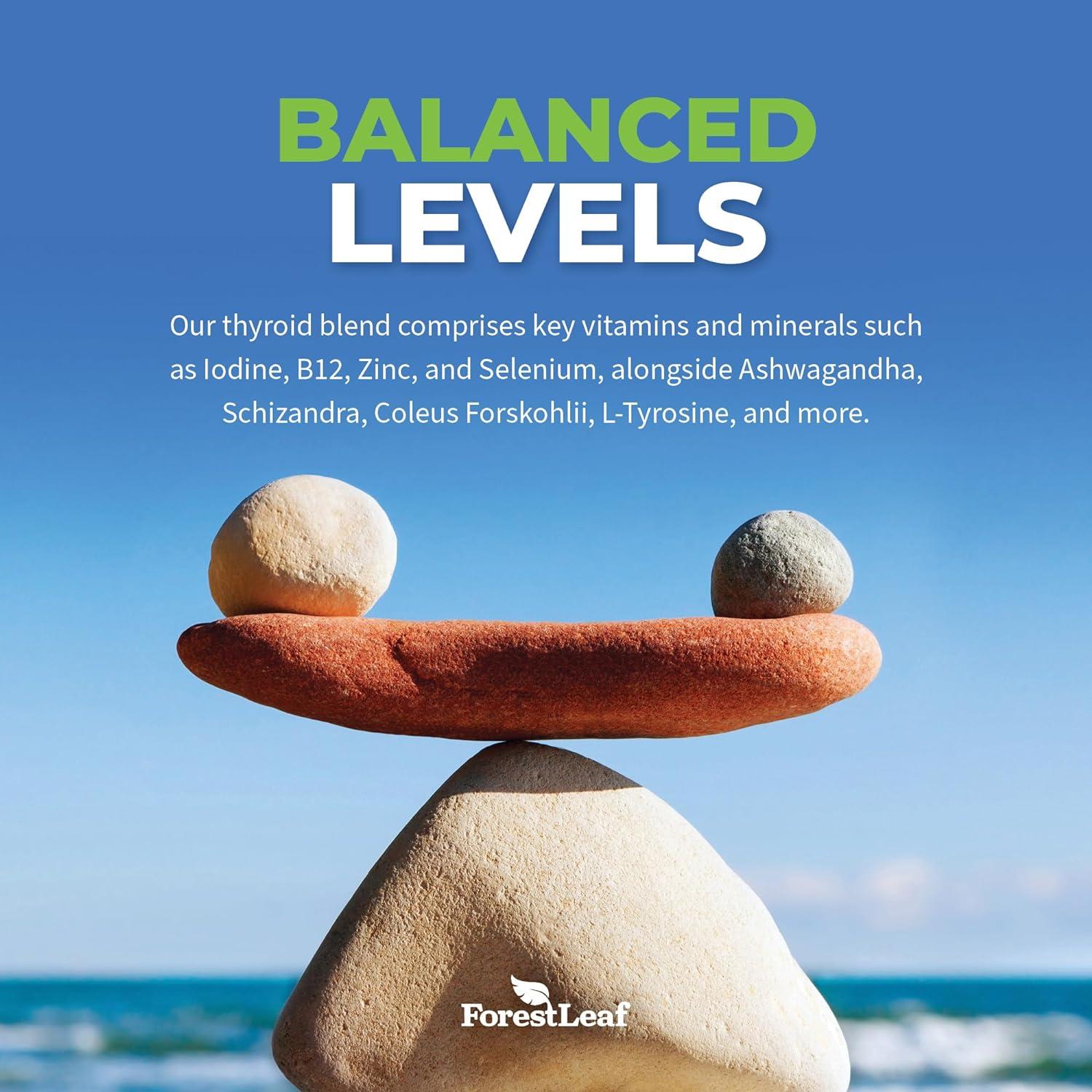 Suplemento para Tiroides ForestLeaf - 60 Cápsulas Vegetarianas