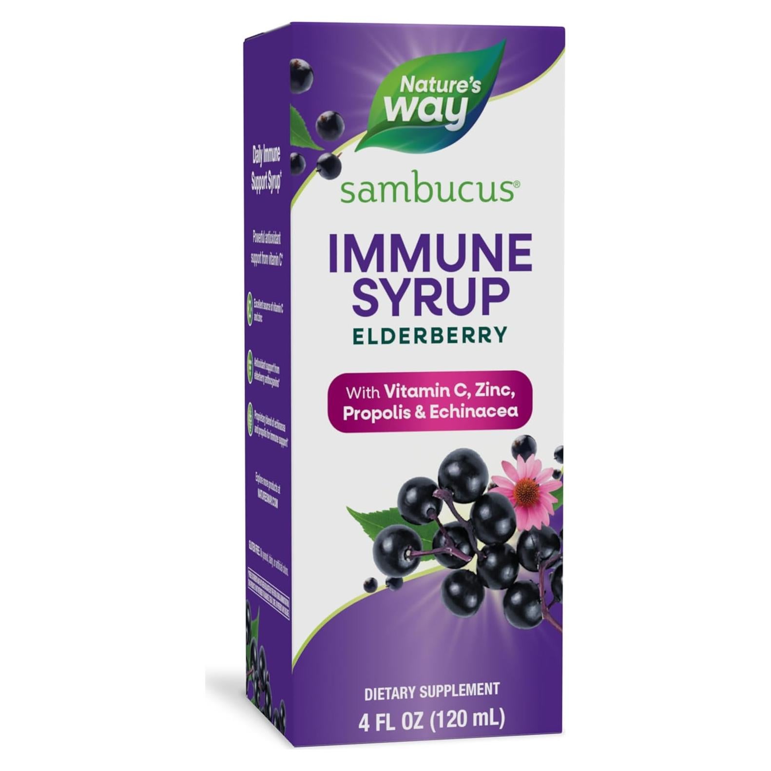 Jarabe Inmunológico Nature's Way 237 ml Vitamina C Zinc