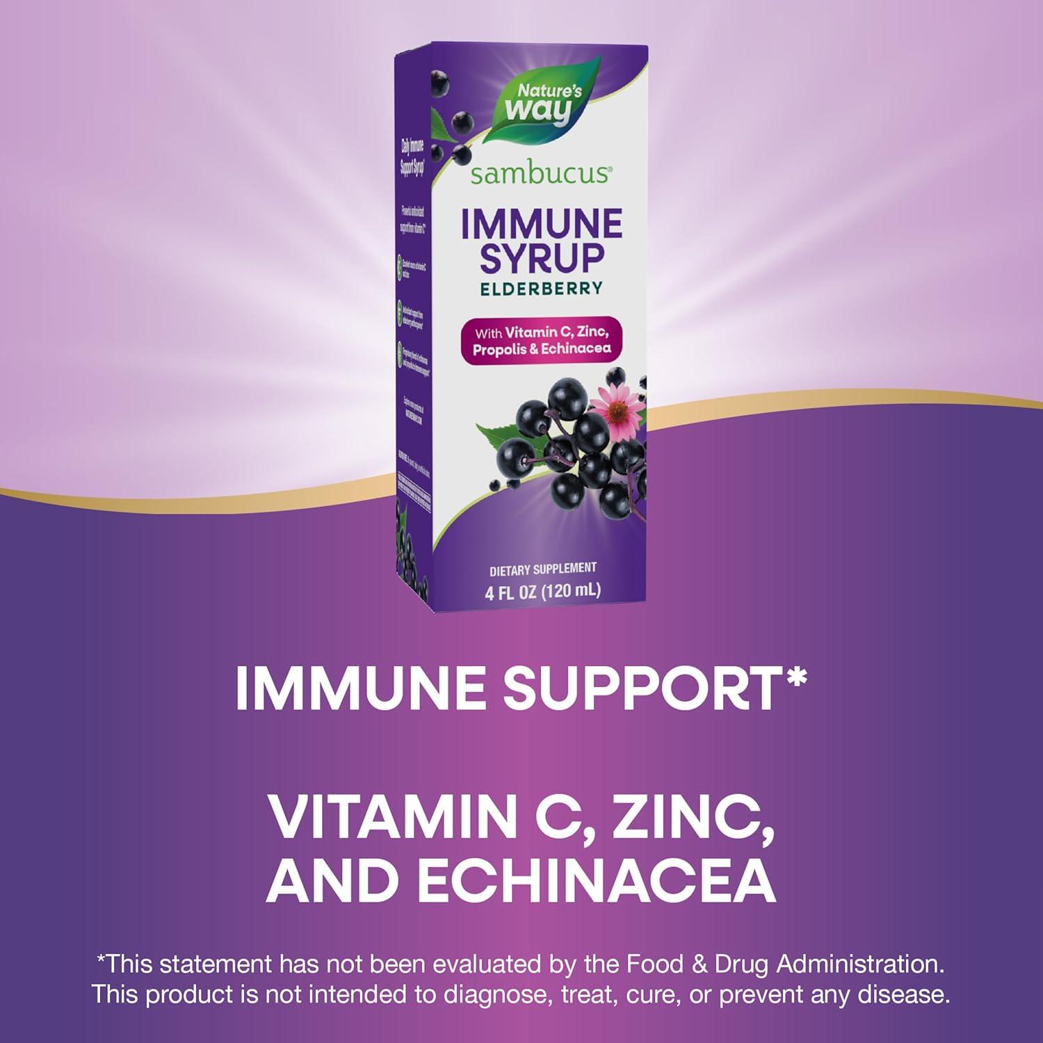 Jarabe Inmunológico Nature's Way 237 ml Vitamina C Zinc