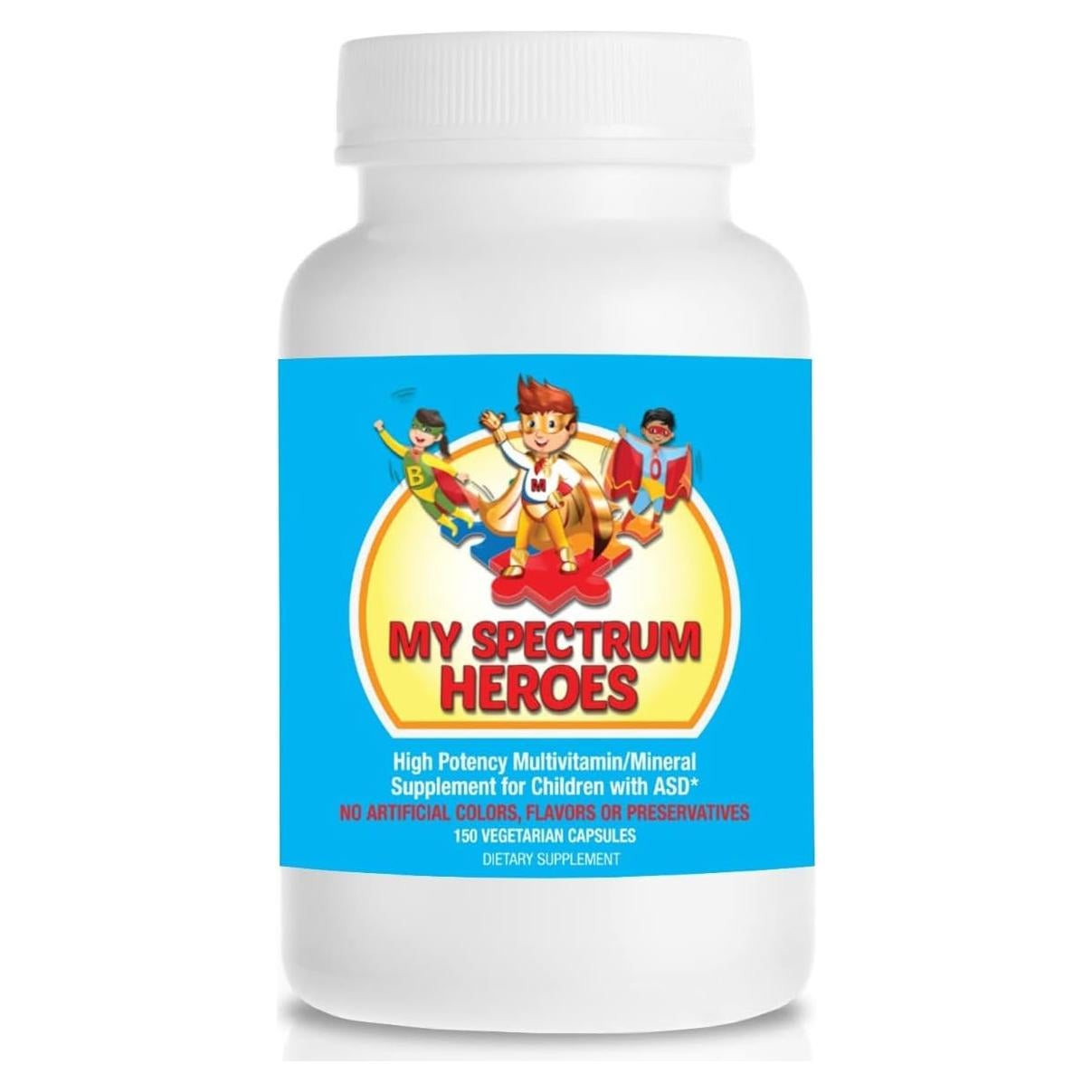 Suplemento Multivitamínico para Niños My Spectrum Heroes 150 Cápsulas