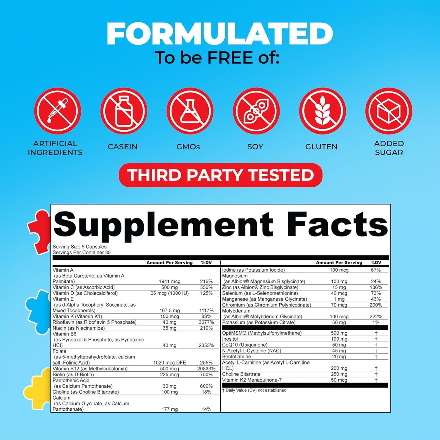 Suplemento Multivitamínico para Niños My Spectrum Heroes 150 Cápsulas