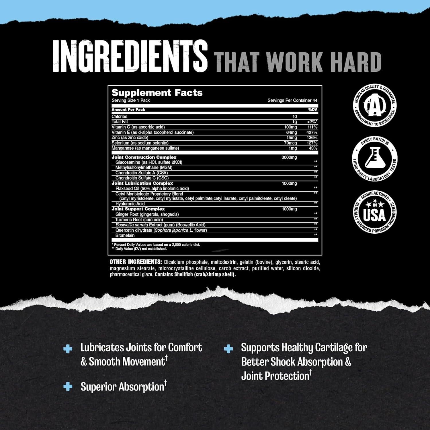 Animal Flex Suplemento Articular Universal Nutrition 44 Paquetes