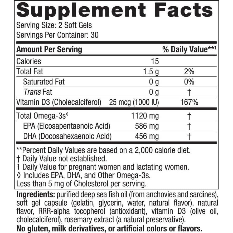 Omega-3 Postnatal Nordic Naturals 60 Gelatinas Limón 1120mg
