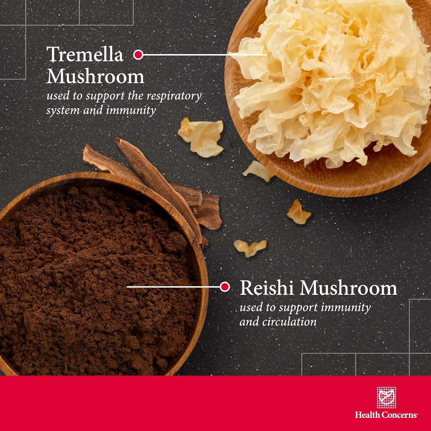 Suplemento de Hongos Adaptógenos Health Concerns - 90 Cápsulas