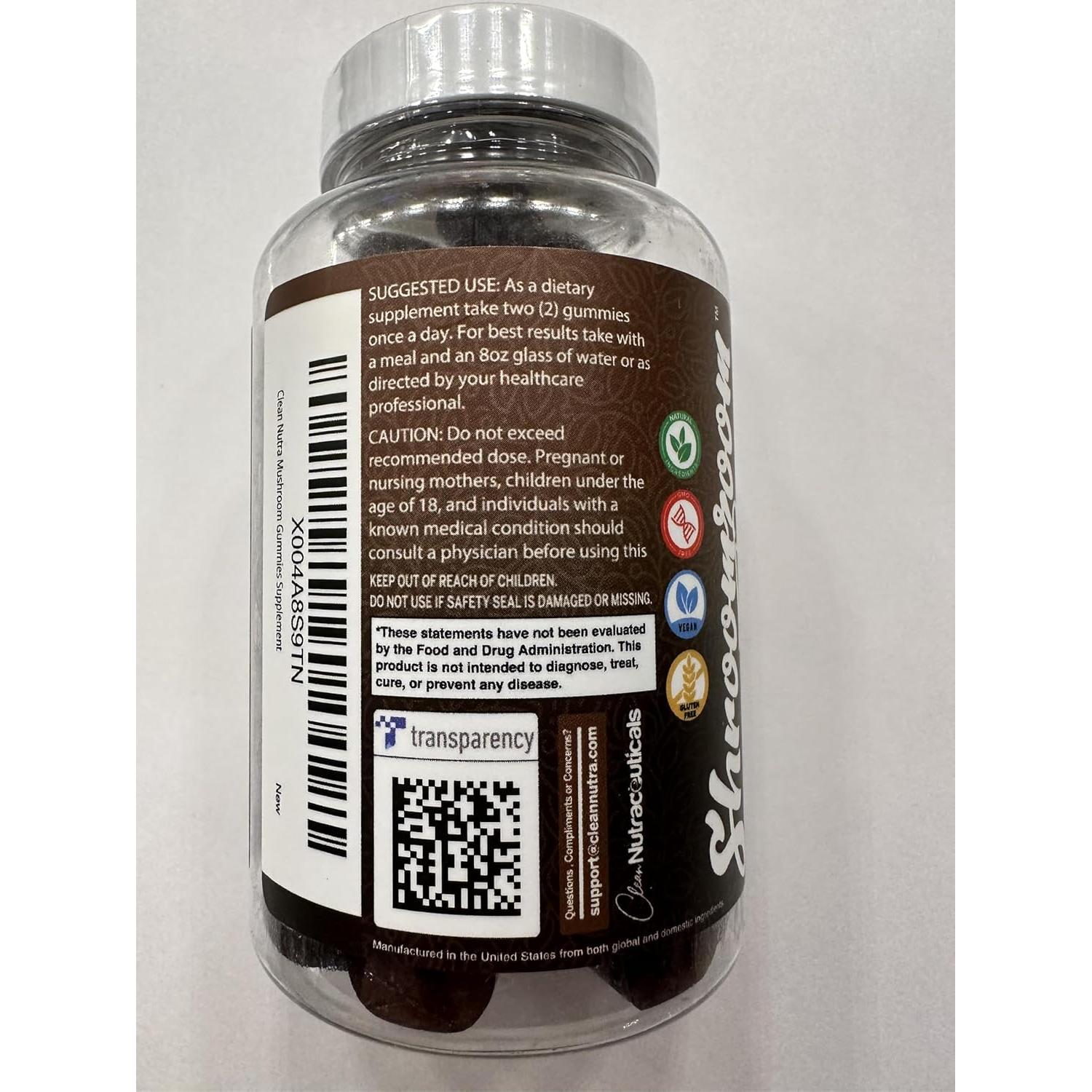 Gominolas de Hongo Clean Nutra 15 en 1 - Suplemento Inmunológico