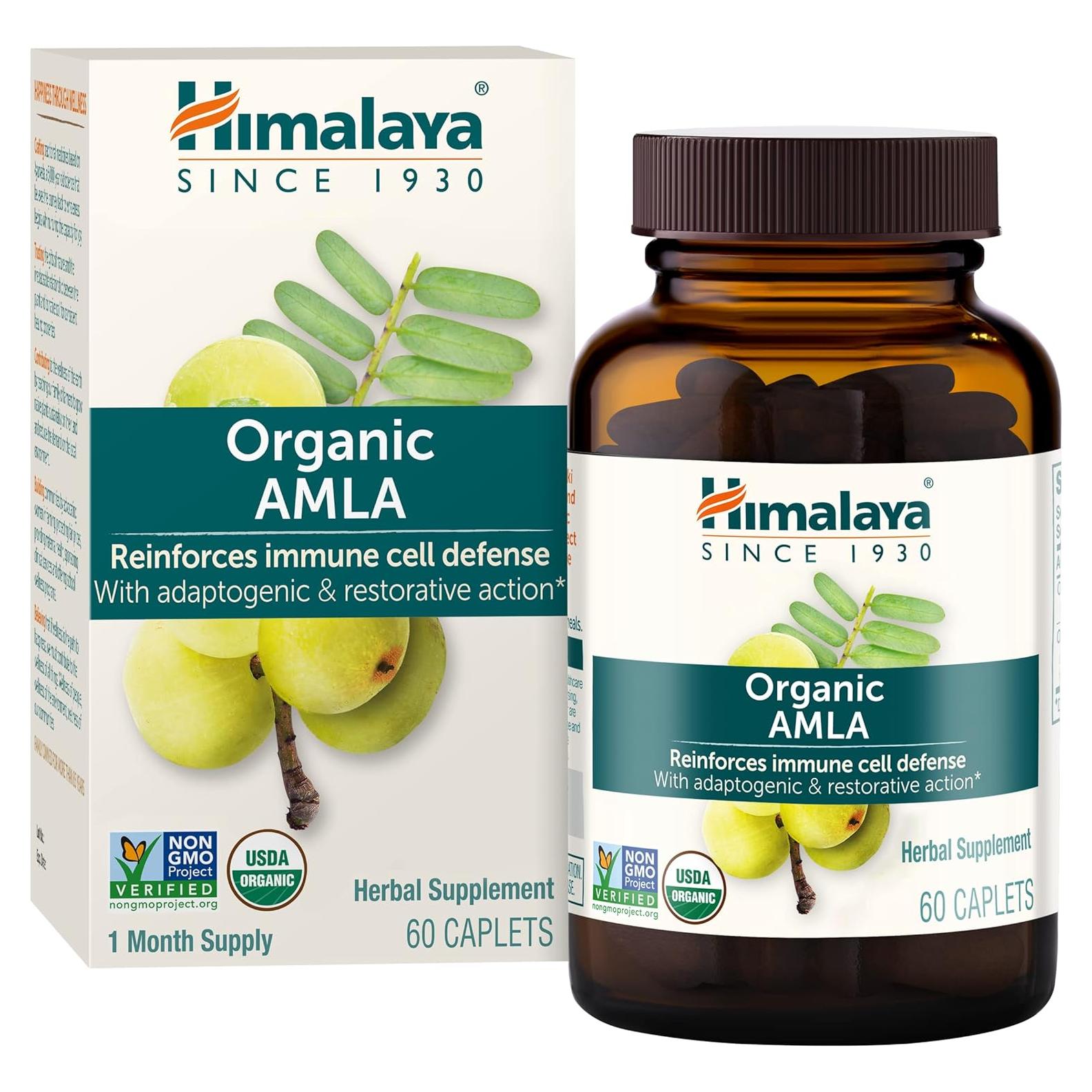 Himalaya Amla Orgánico 60 Tabletas Antioxidante Inmunológico