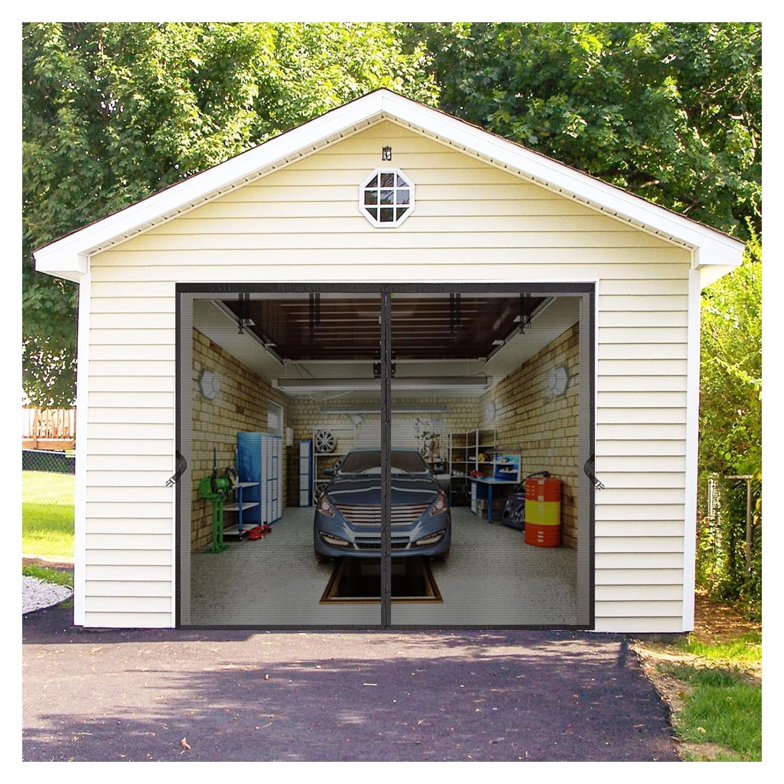 Pantalla de puerta de garaje SANJINFON 12x2.44m magnética