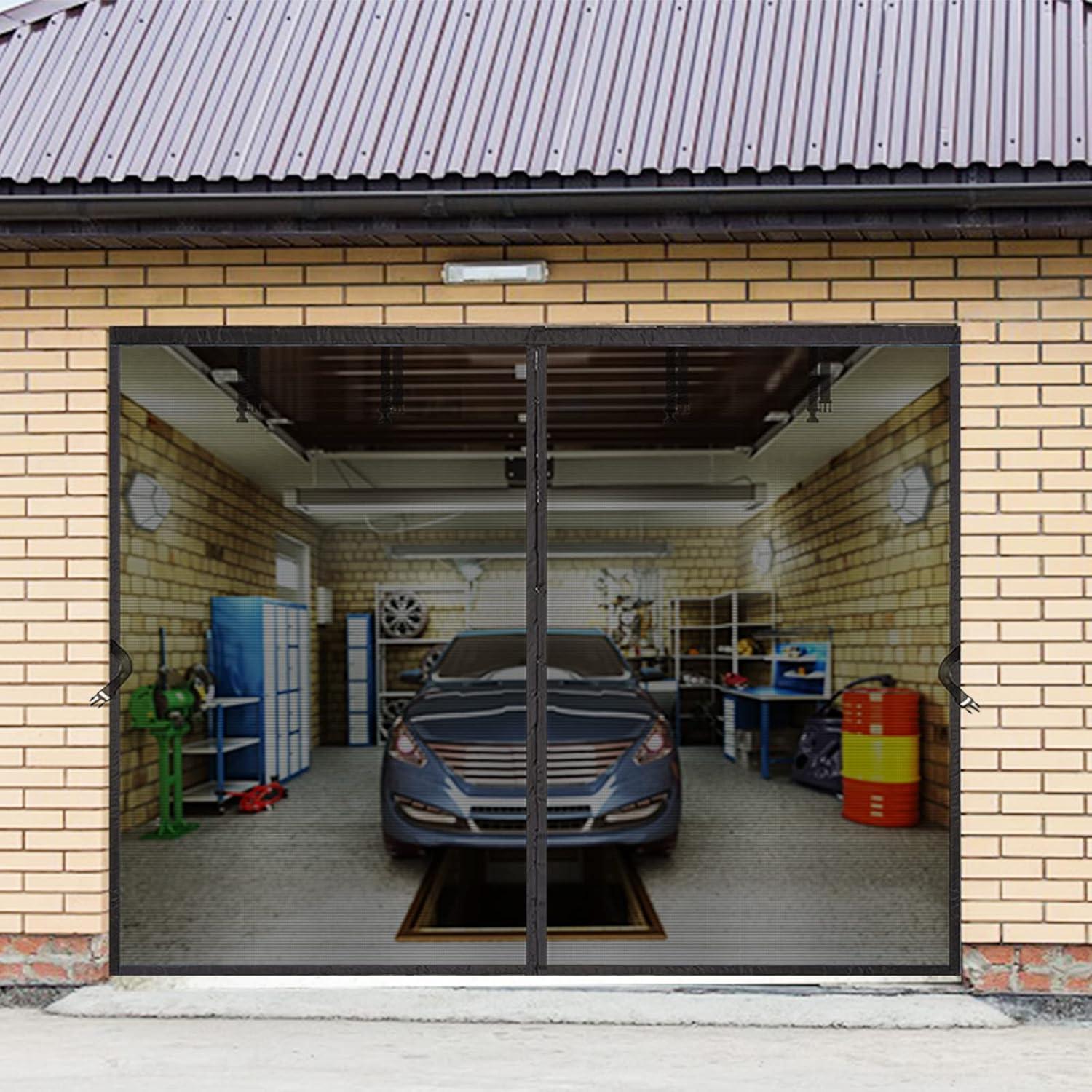 Pantalla de puerta de garaje SANJINFON 12x2.44m magnética