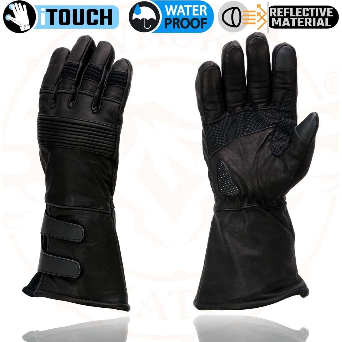 Guantes de Cuero Aislados Milwaukee Leather MG7505 para Hombre