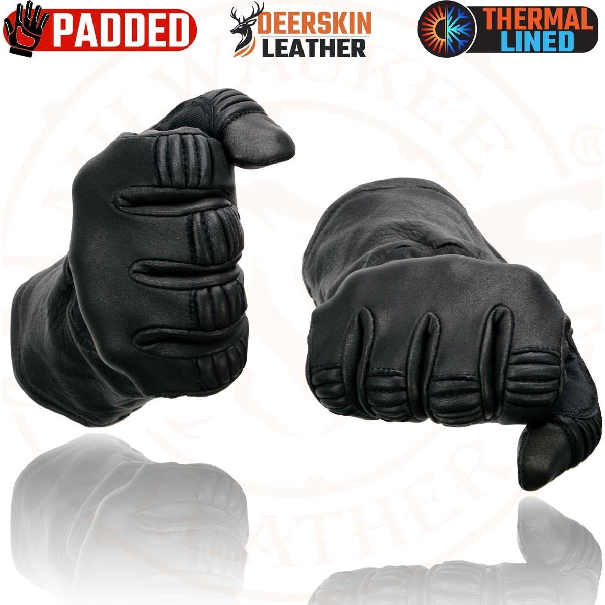 Guantes de Cuero Aislados Milwaukee Leather para Hombre