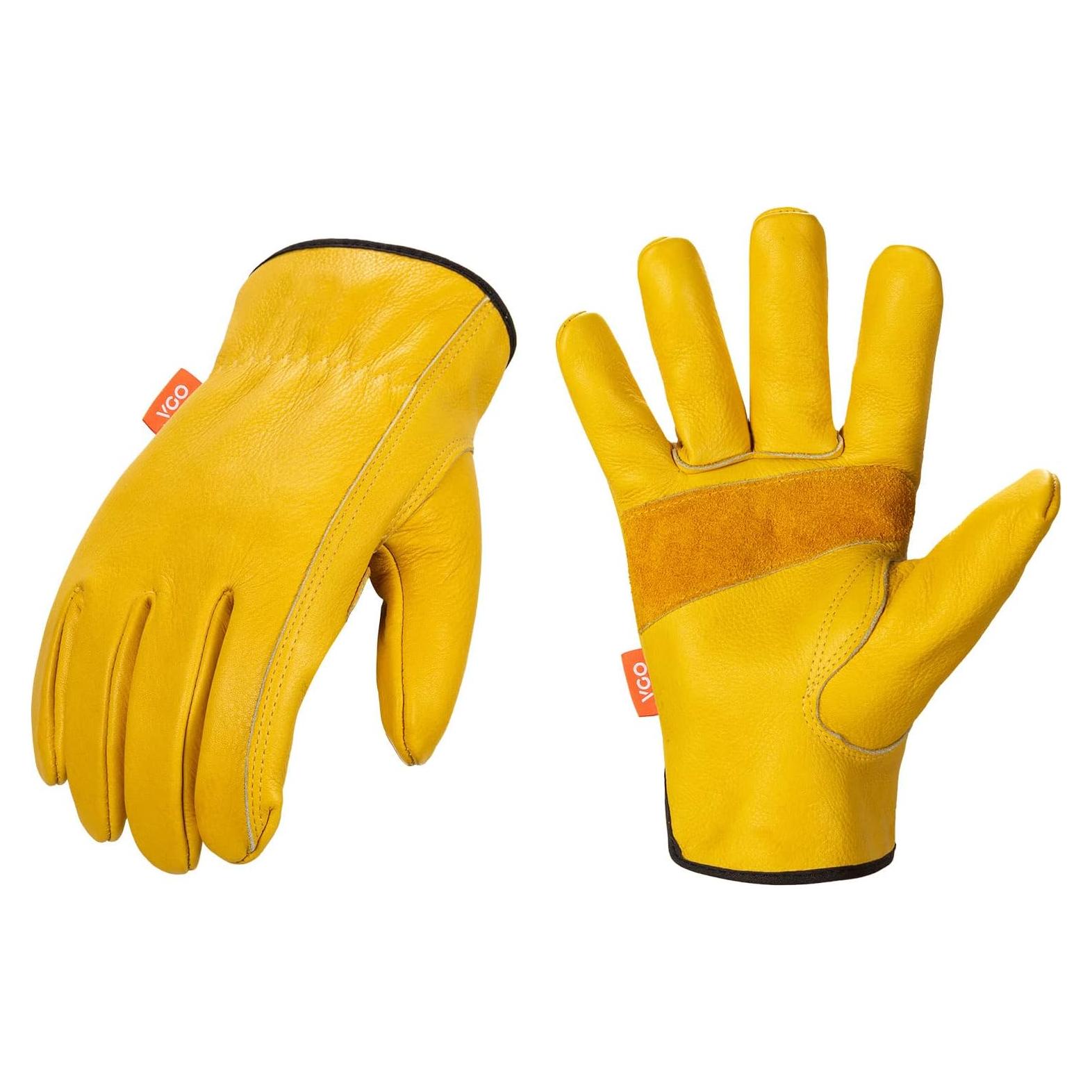Guantes de Trabajo Laborsing CA9590 de Cuero de Vaca L