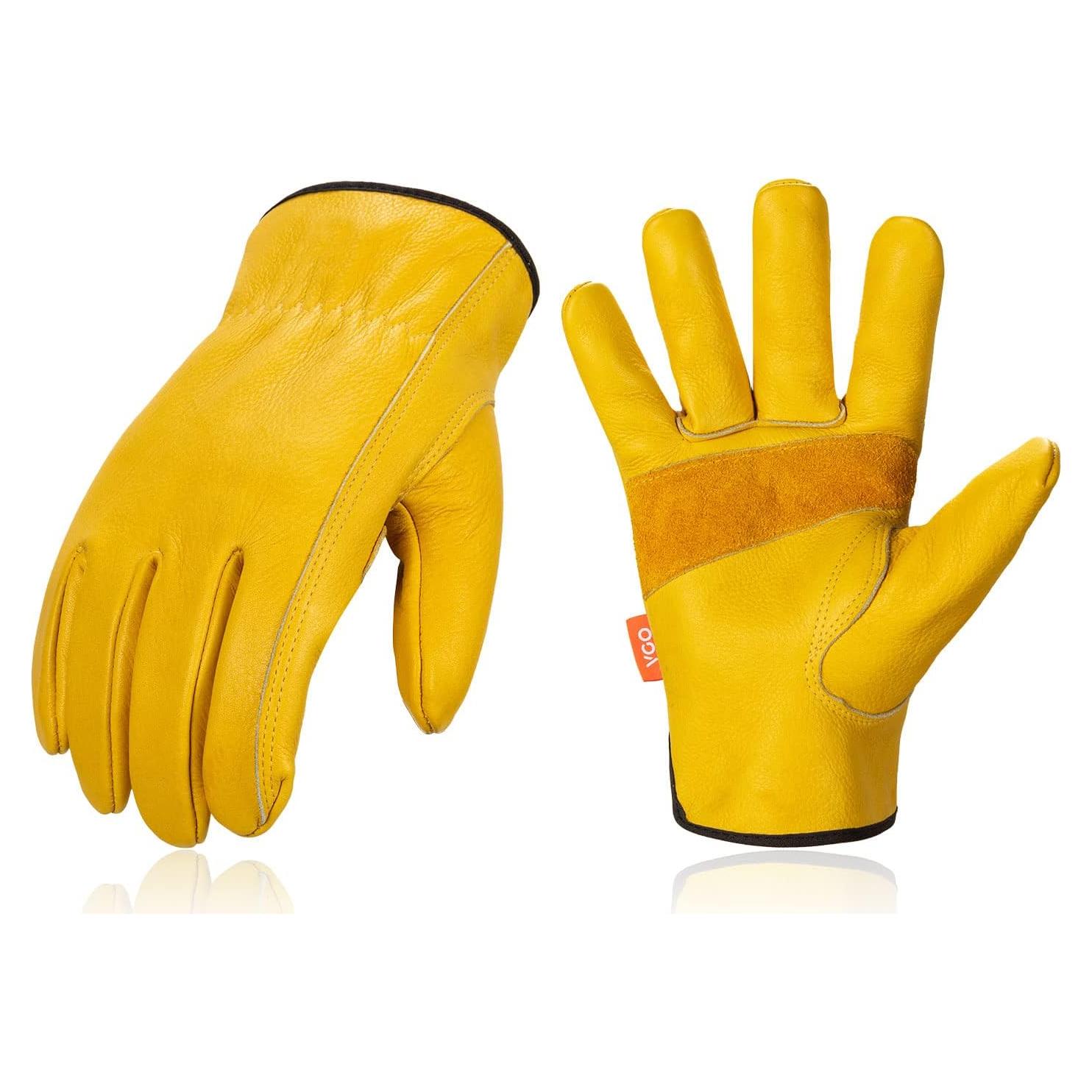 Guantes de Trabajo Laborsing CA9590 Cuero Vaca Tamaño S