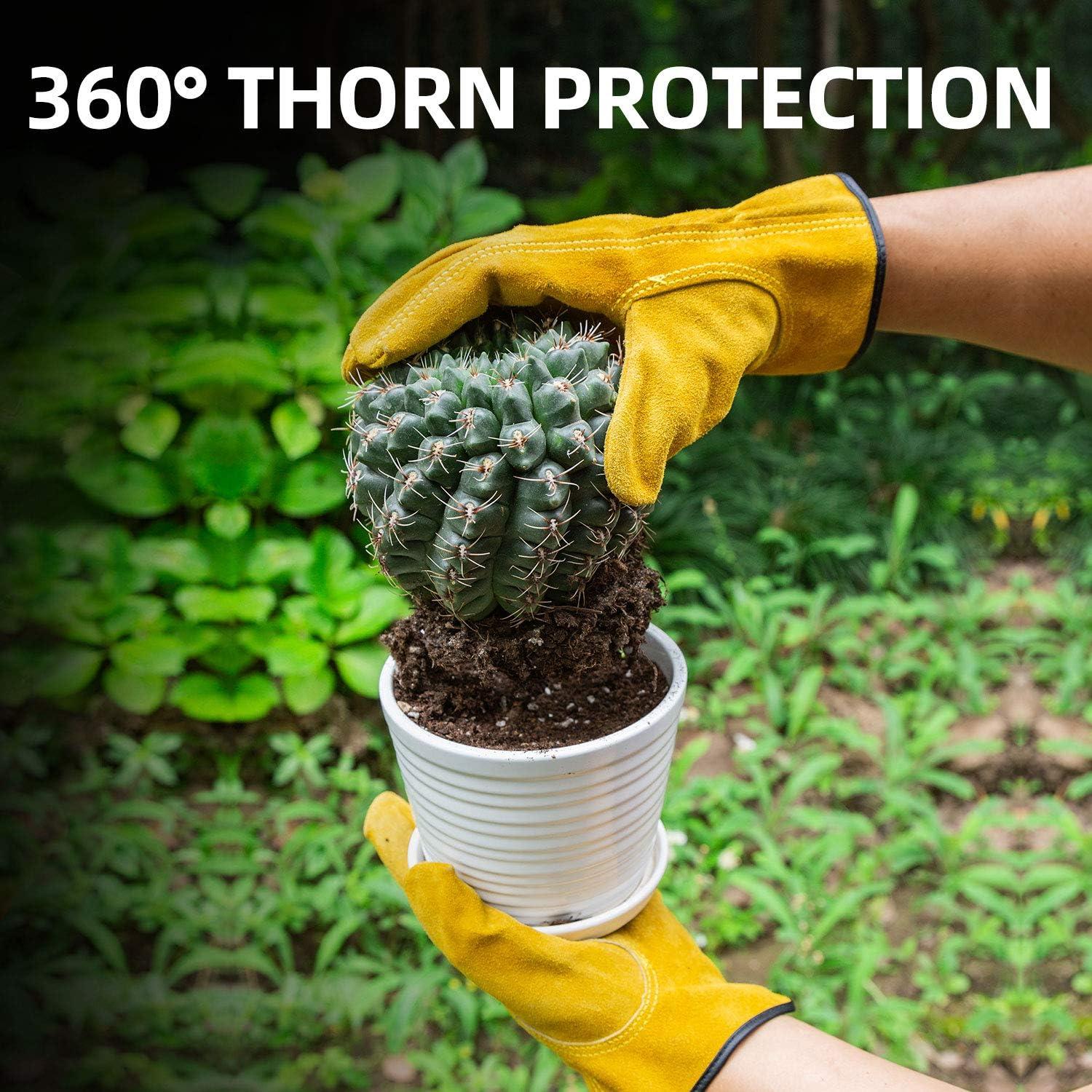 Guantes de Trabajo Vgo Cuero Vacuno Sin Forro Tamaño S