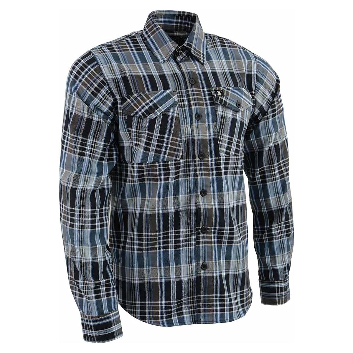 Camisa de Cuadros de Algodón Milwaukee Leather 3X Grande