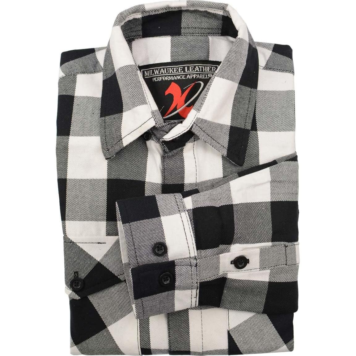 Camisa de Franela a Cuadros para Hombre Milwaukee Leather