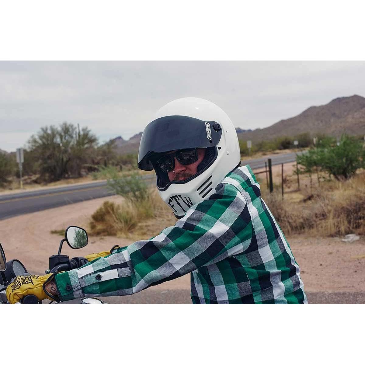 Camisa de Cuadros de Algodón Milwaukee Leather 4X Grande