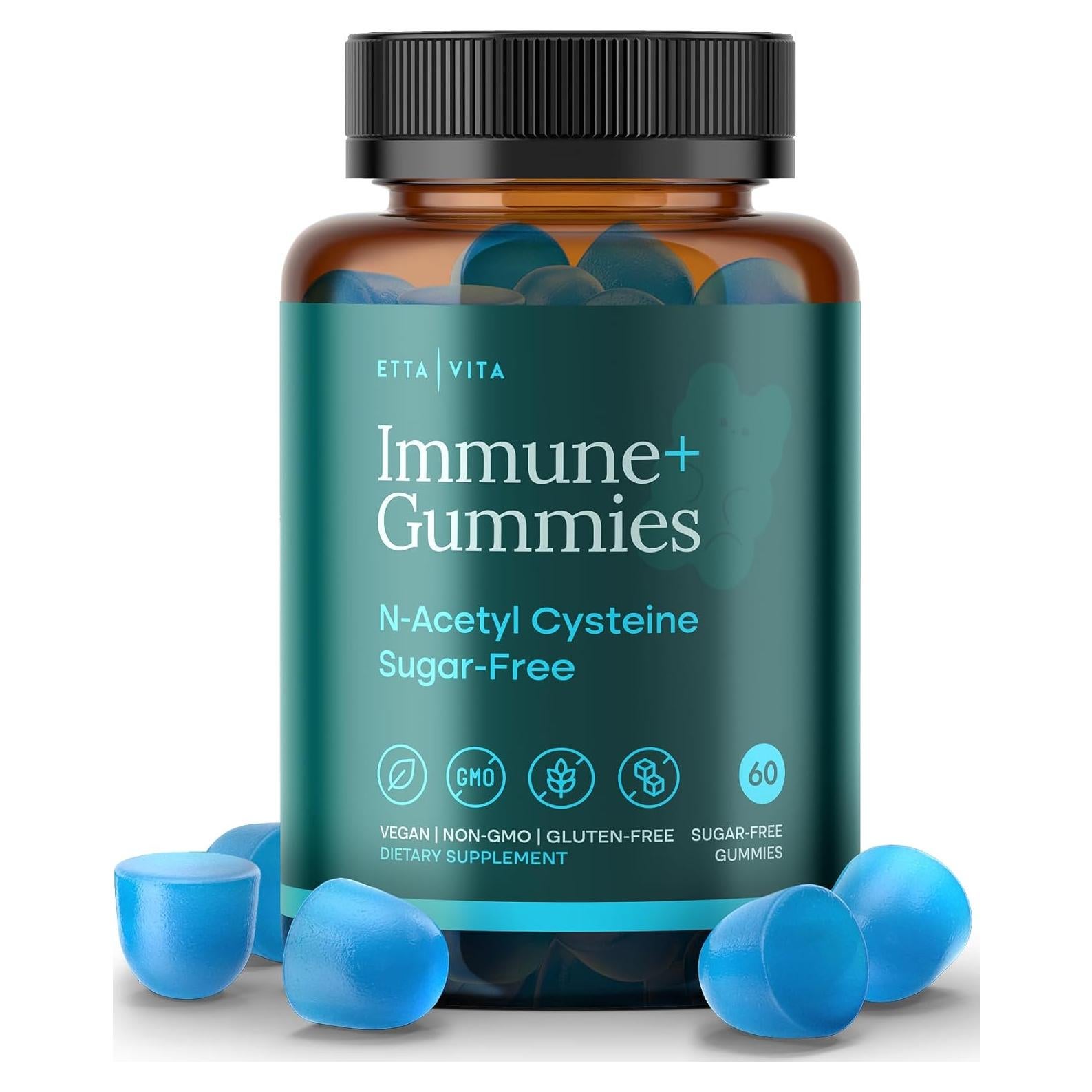 Gominolas NAC Sin Azúcar Etta Vita 60ct - Suplemento Antioxidante