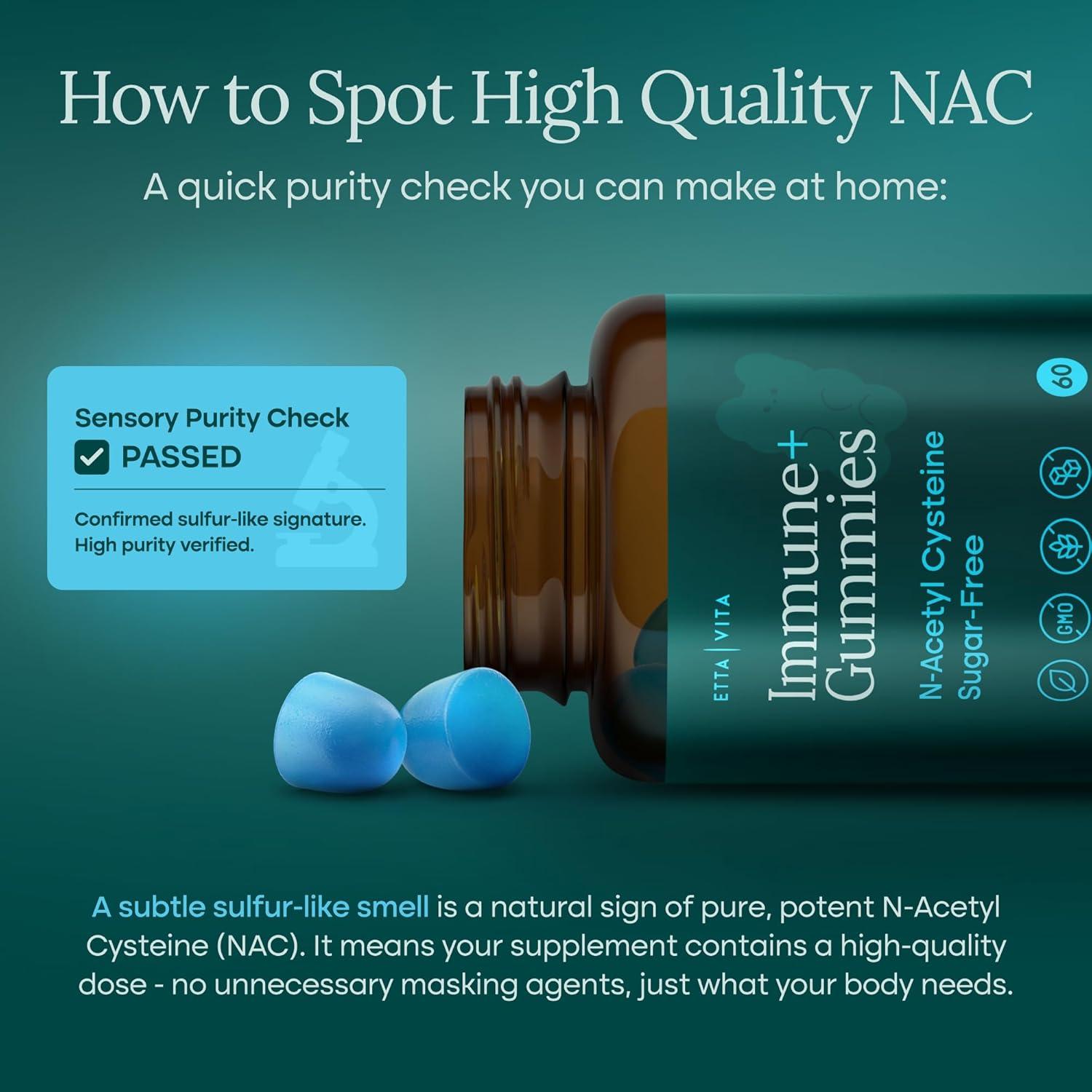 Gominolas NAC Sin Azúcar Etta Vita 60ct - Suplemento Antioxidante