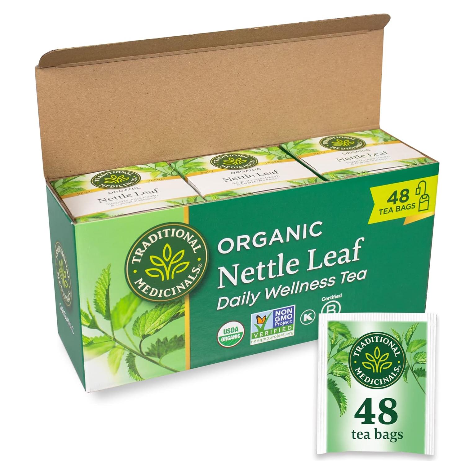 Té de Hoja de Ortiga Orgánica Medicinales Tradicionales - 48 Bolsitas