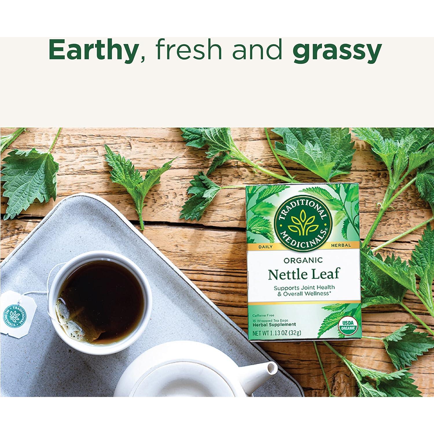 Té de Hoja de Ortiga Orgánica Medicinales Tradicionales - 48 Bolsitas