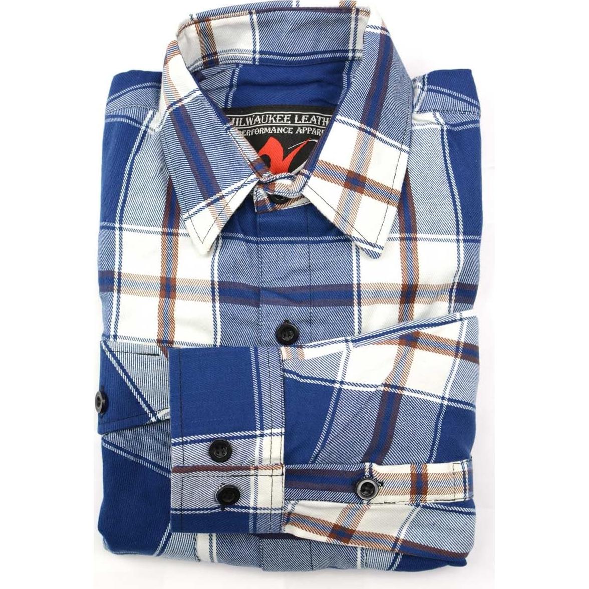 Camisa de Franela a Cuadros Milwaukee Leather XXL